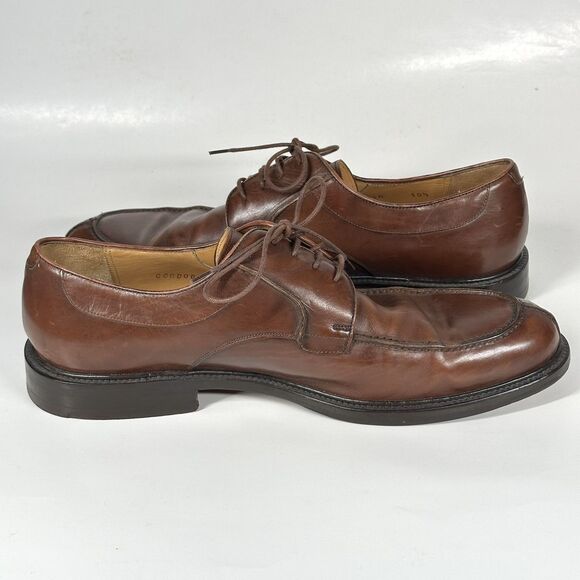 Mezlan Shoes Brown Leather Men’s Size 10.5 Dress Lace Cordoba Made In Spain main image 4
